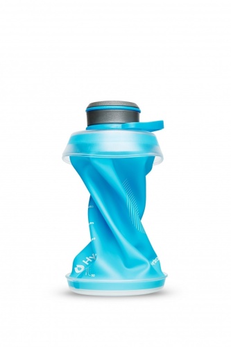 Складная мягкая бутылка для воды HydraPak Stash, серая фото 2